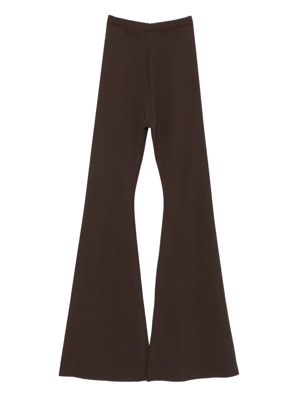 Rick Owens Lilies high-rise flared trousers - Bruin
