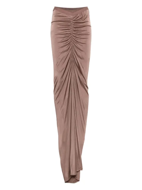 Rick Owens Lilies ruched draped skirt