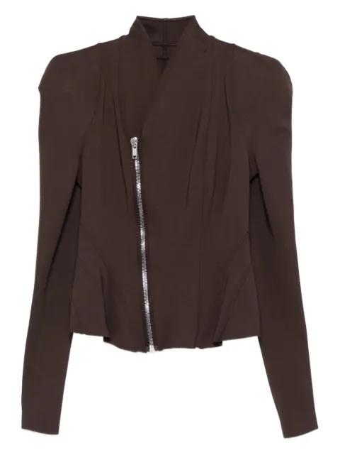 Rick Owens Lilies chamarra con detalle con pliegues