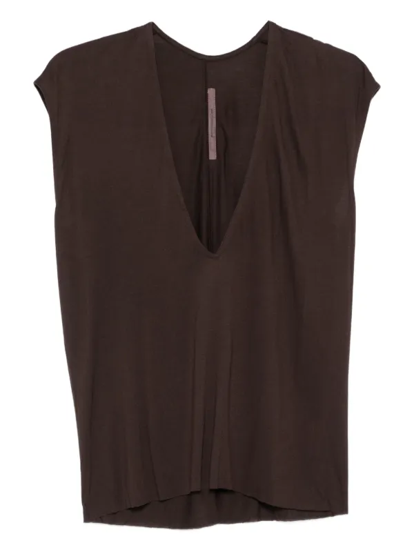 rickowens lilies タンク Rick Owens Lilies Vネック タンクトップ | ブラウン | FARFETCH JP