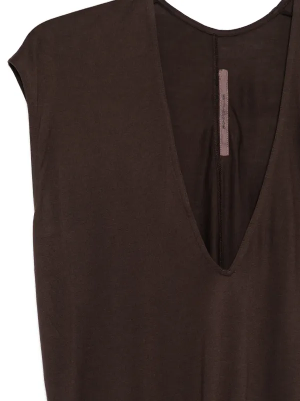 Rick Owens Lilies Vネック タンクトップ | ブラウン | FARFETCH JP