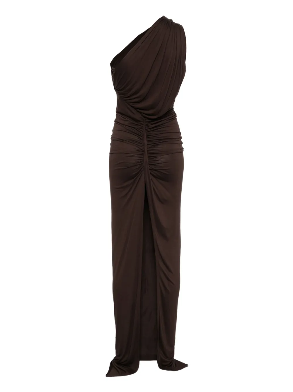 Rick Owens Lilies Gedrapeerde jurk - Bruin