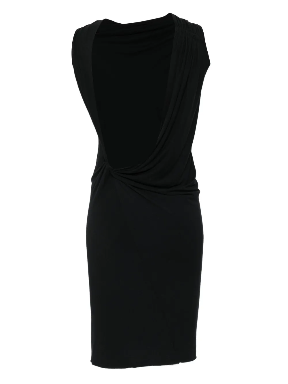 Rick Owens Lilies Mouwloze midi-jurk - Zwart