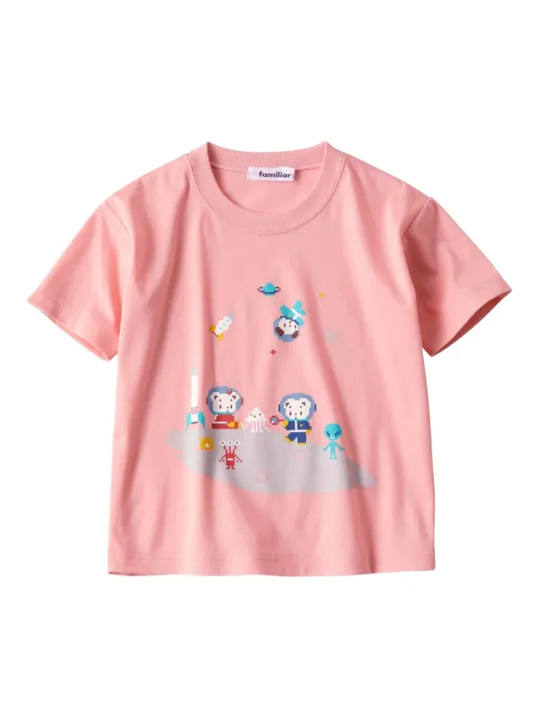 Familiar グラフィック Tシャツ | ピンク | FARFETCH JP