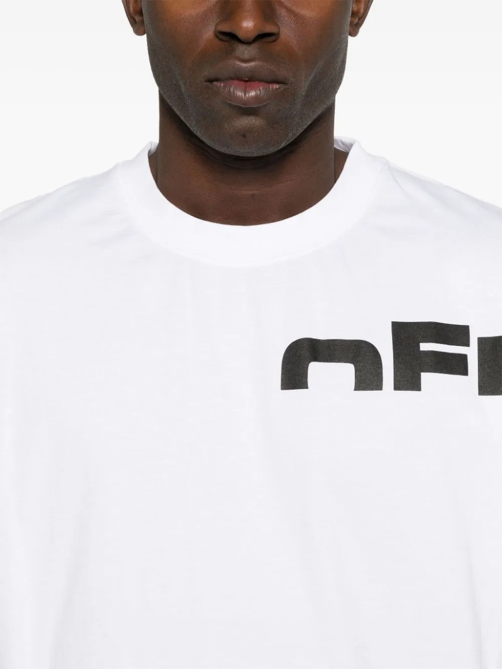 Off-White Off Split T-shirt Wit