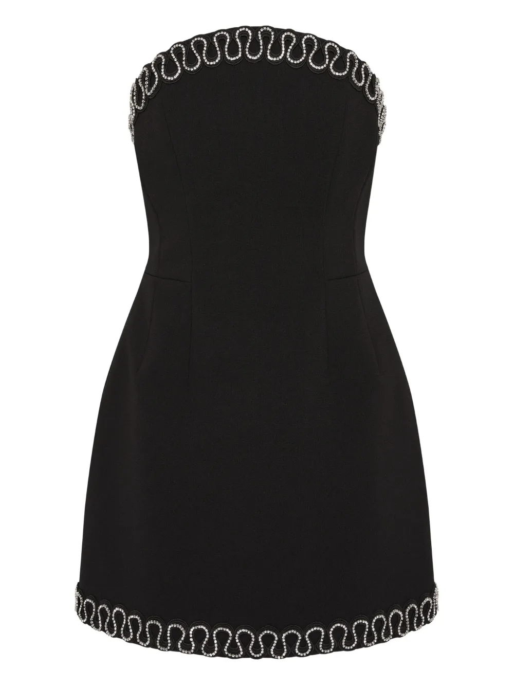 Rebecca Vallance vestido corto estilo strapless | negro | Image 1