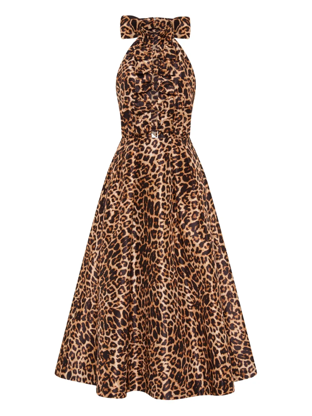 Rebecca Vallance vestido midi Clarice | marrón | Image 1