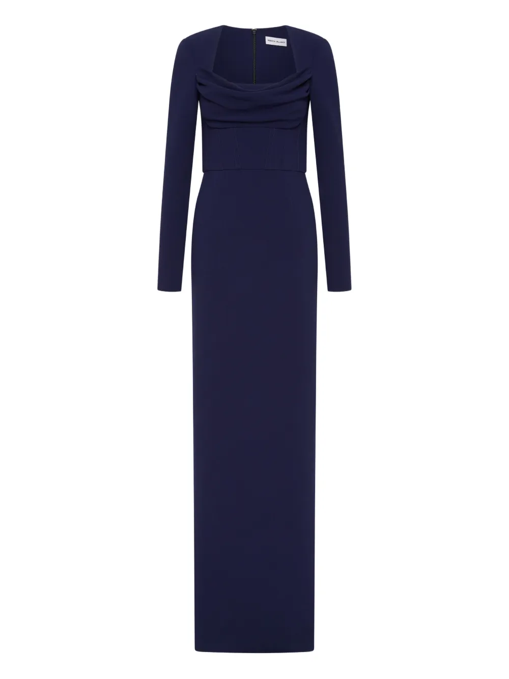 Rebecca+Vallance+robe-corset+Nemy+à+manches+longues+-+Bleu