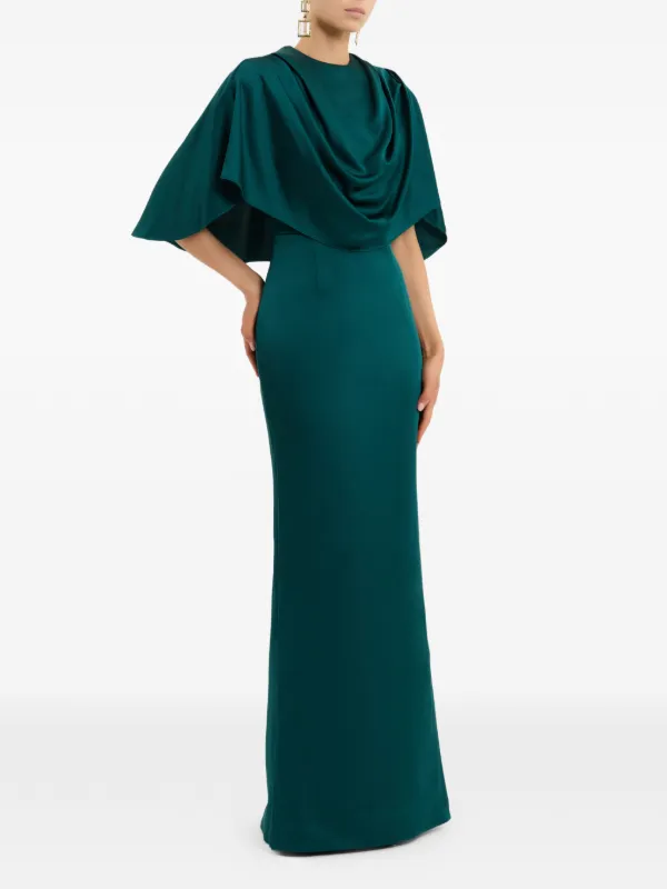 rebecca vallance green dress Rebecca Vallance Serenity Strapless Bow Midi Dress | Green