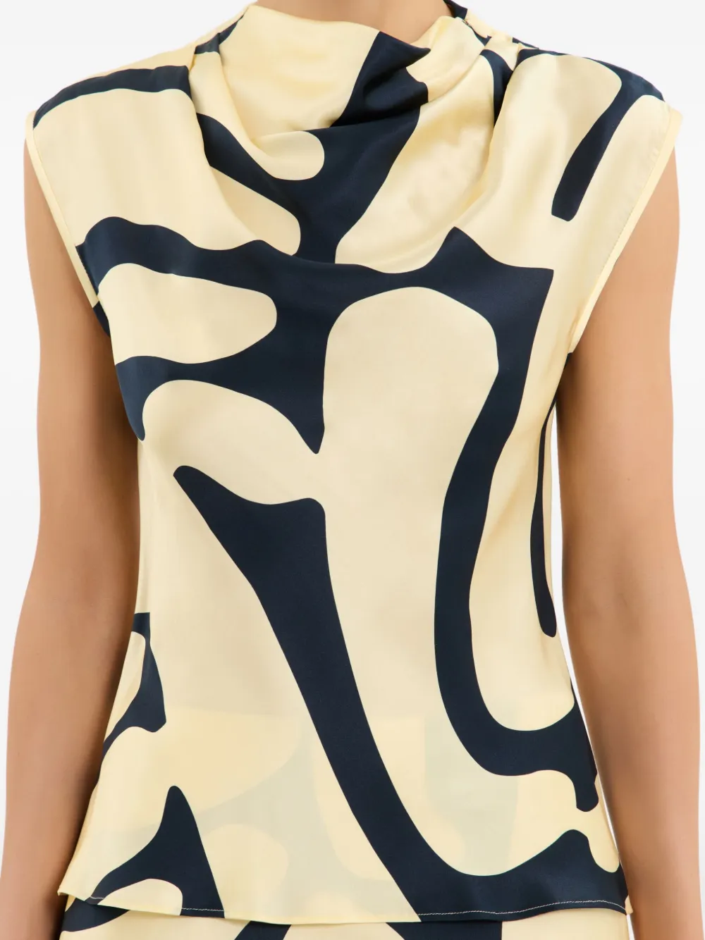 Rebecca Vallance Dune top met col Beige