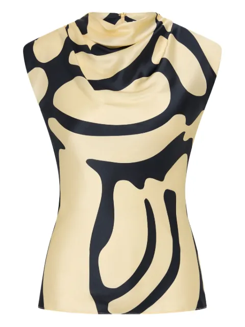 Rebecca Vallance Dune cowl-neck top