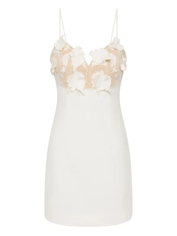 chinese dress ladies Rebecca Vallance Nuvola Bustier Mini Dress in Ivory main image 1