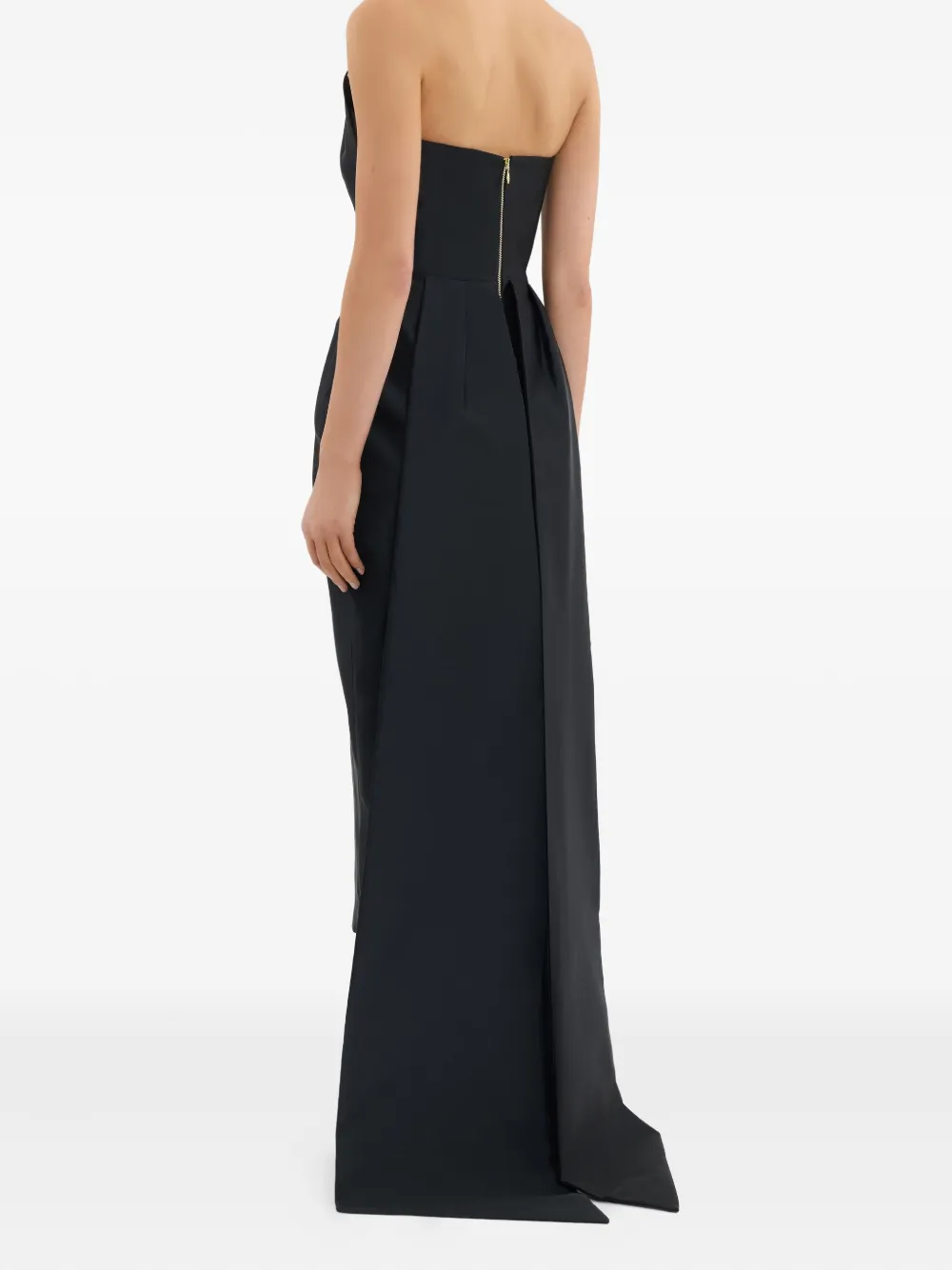 Rebecca Vallance Tindra strapless midi-jurk Zwart