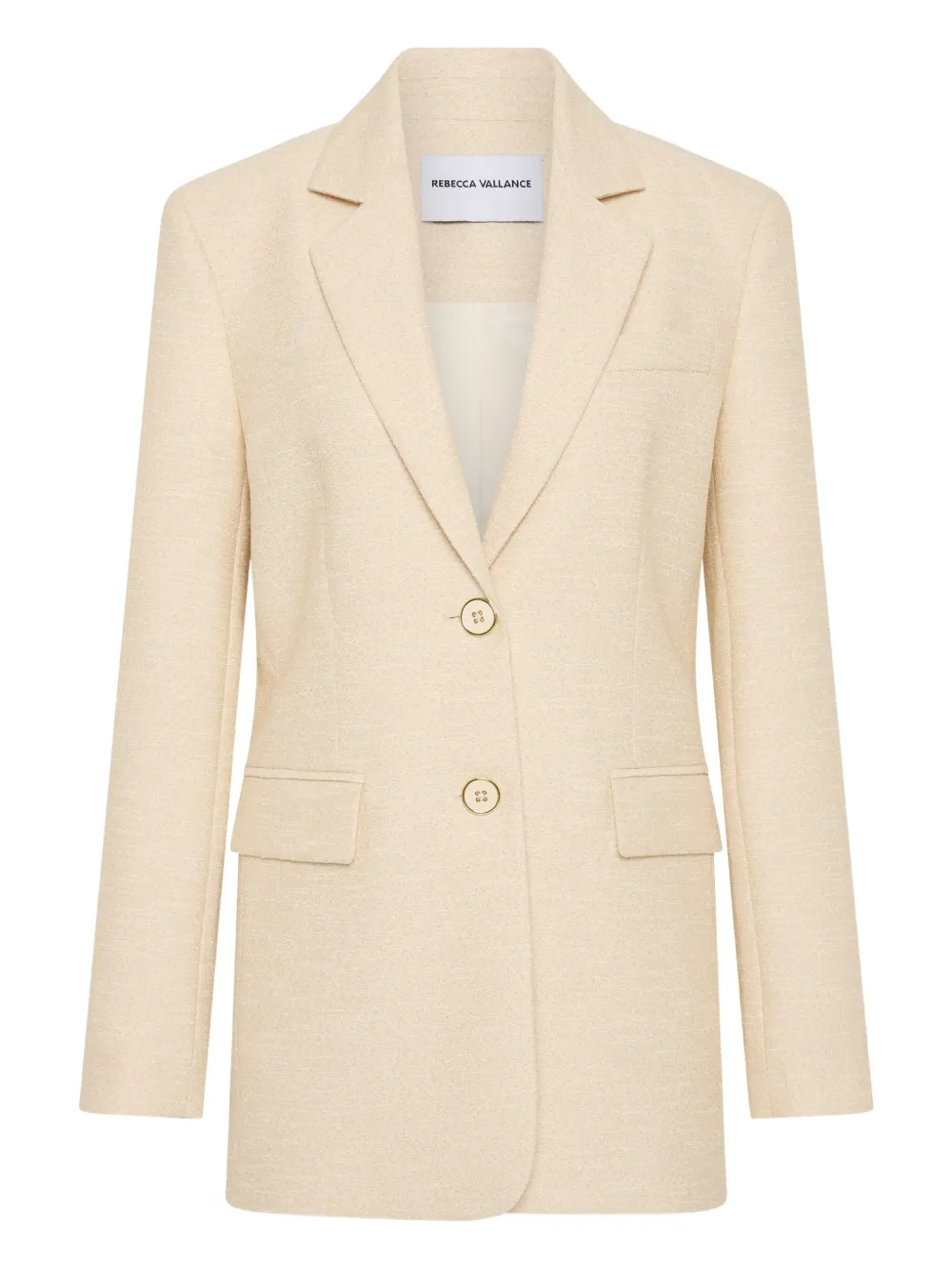 Rebecca Vallance Button Winnie Blazer In Neutral