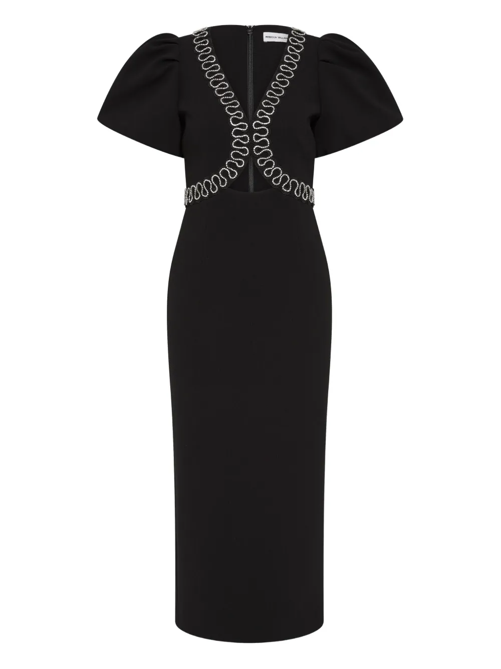 Rebecca Vallance vestido midi Nyx | negro | Image 1