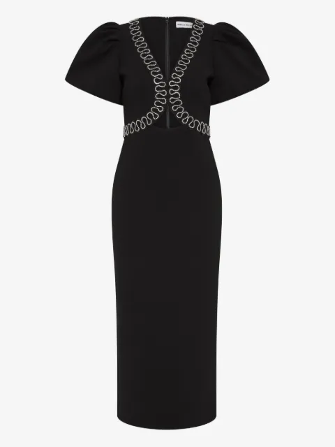 Rebecca Vallance vestido midi Nyx