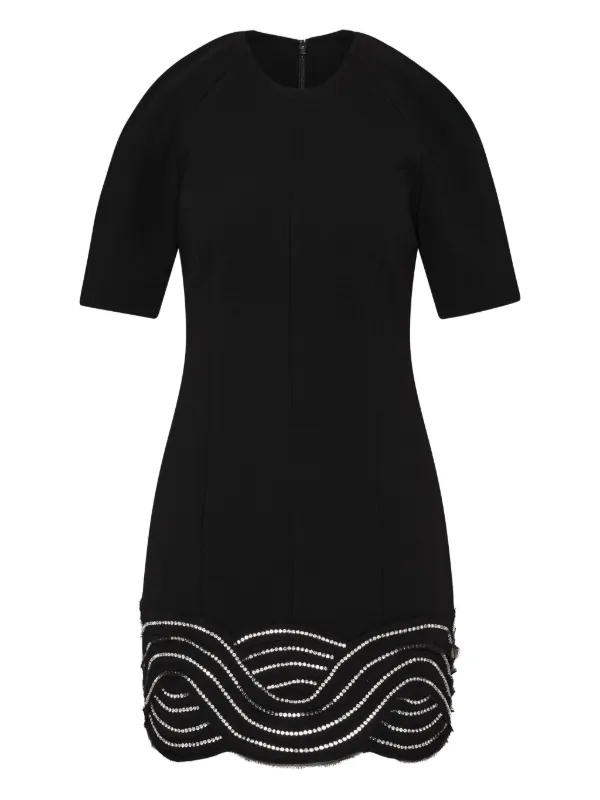 bellatrix mini dress Rebecca Vallance Bellatrix puff-sleeves Mini Dress | Black