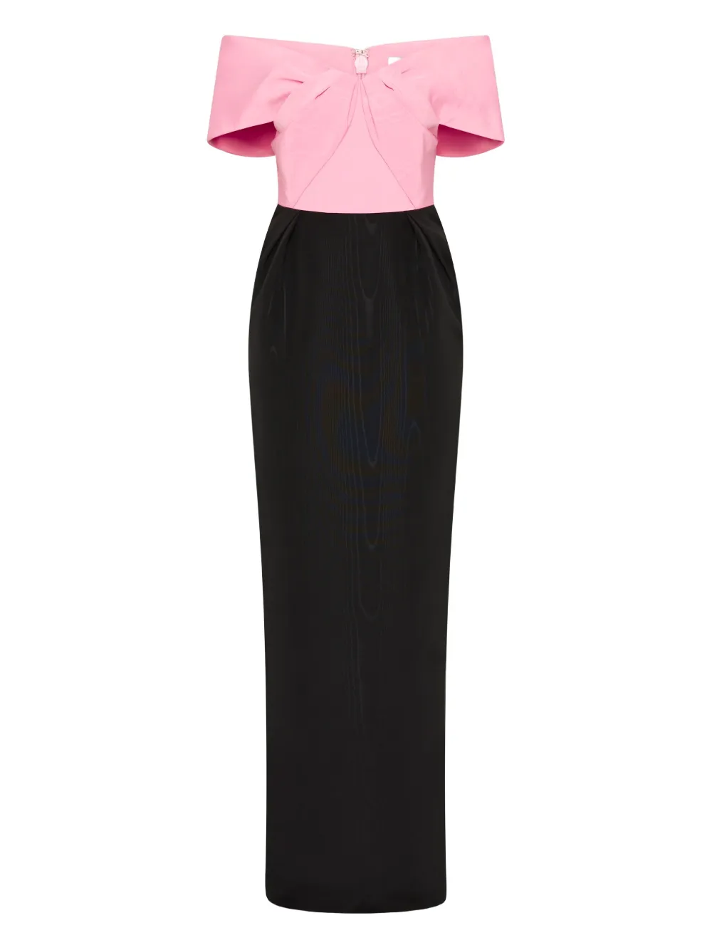 Rebecca Vallance Amaro Off-shoulder Taffeta Gown In Multi