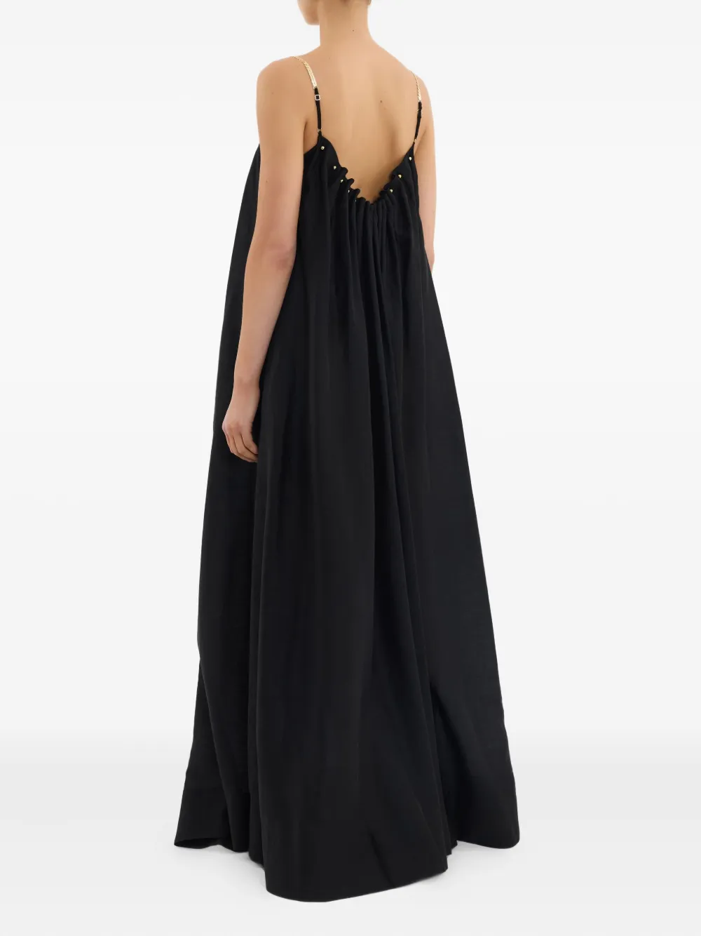 Rebecca Vallance Sable maxi-jurk met ketting Zwart