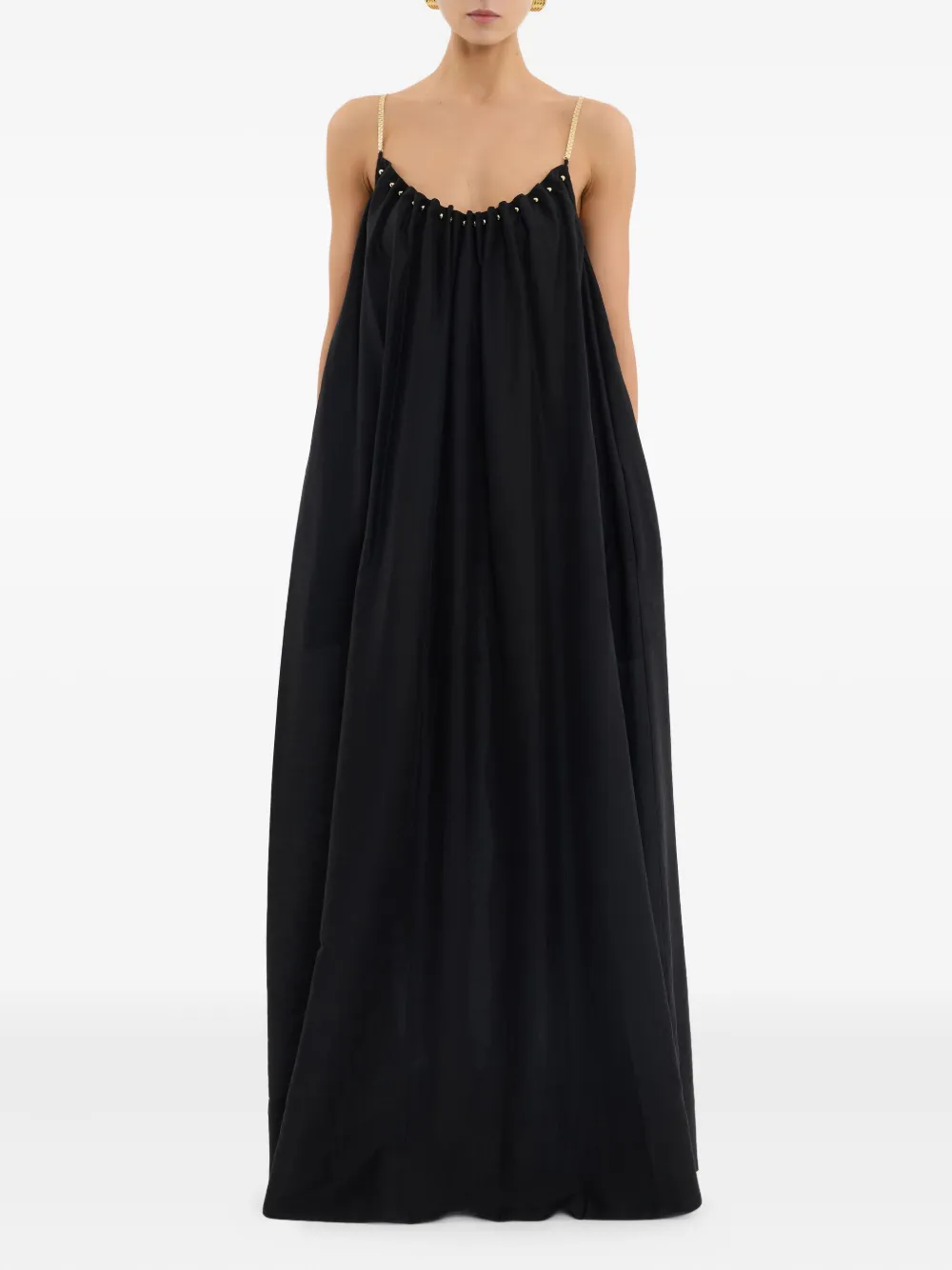 Rebecca Vallance Sable maxi-jurk met ketting - Zwart