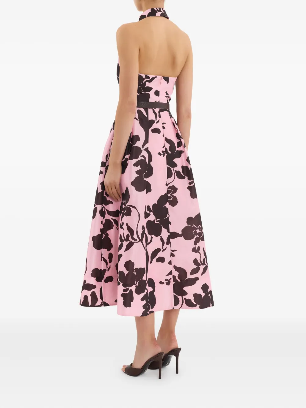 Rebecca Vallance Connie midi-jurk met bloemenprint Roze