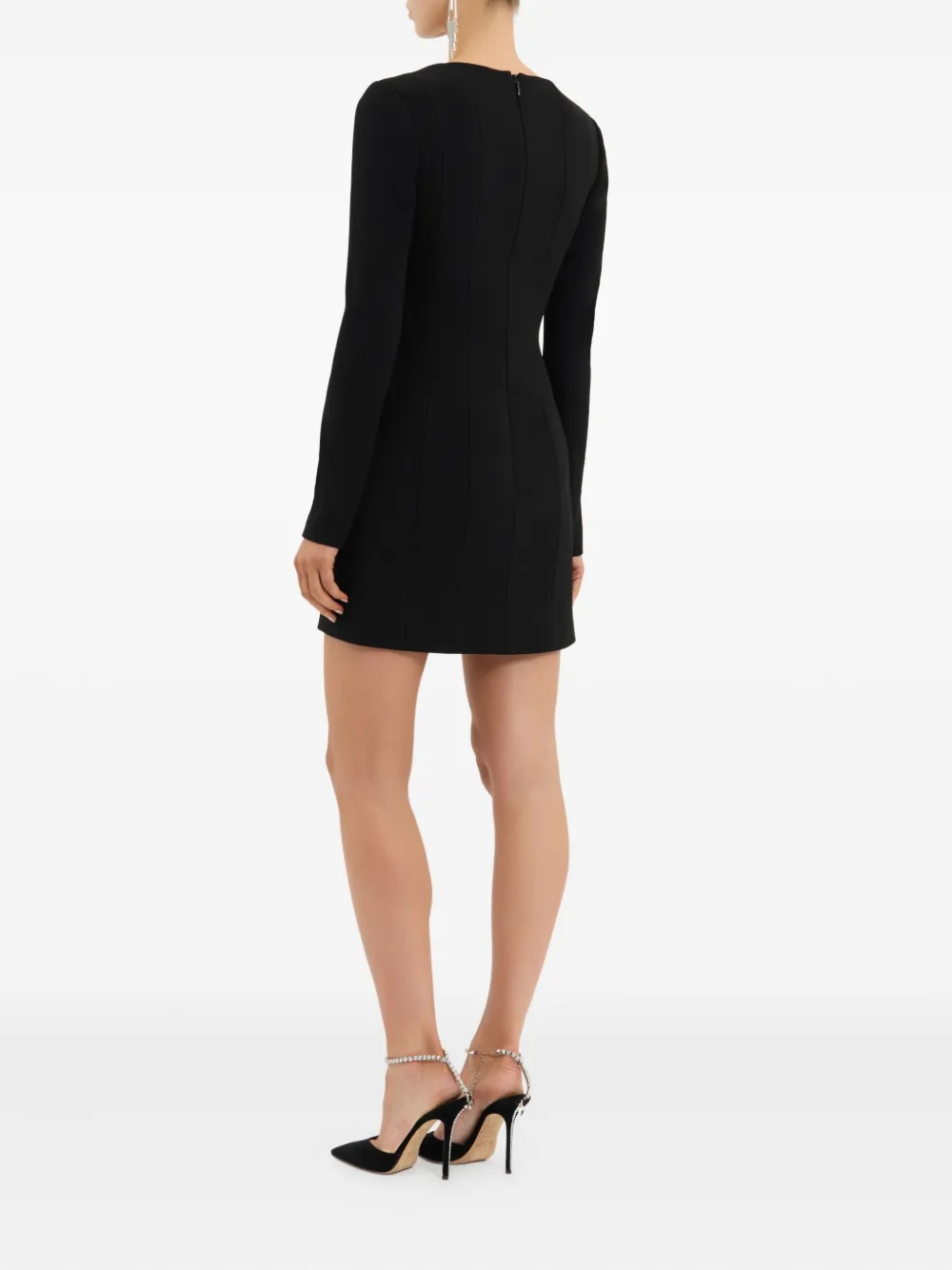 Rebecca Vallance Annaleigh mini-jurk met knopen Zwart