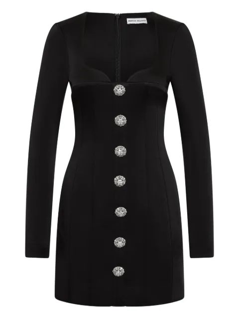 Rebecca Vallance Annaleigh button mini dress