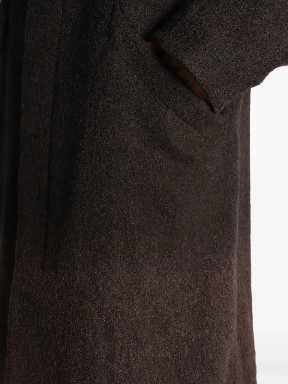 _j.l-a.l_ Buttoned Coat In Brown