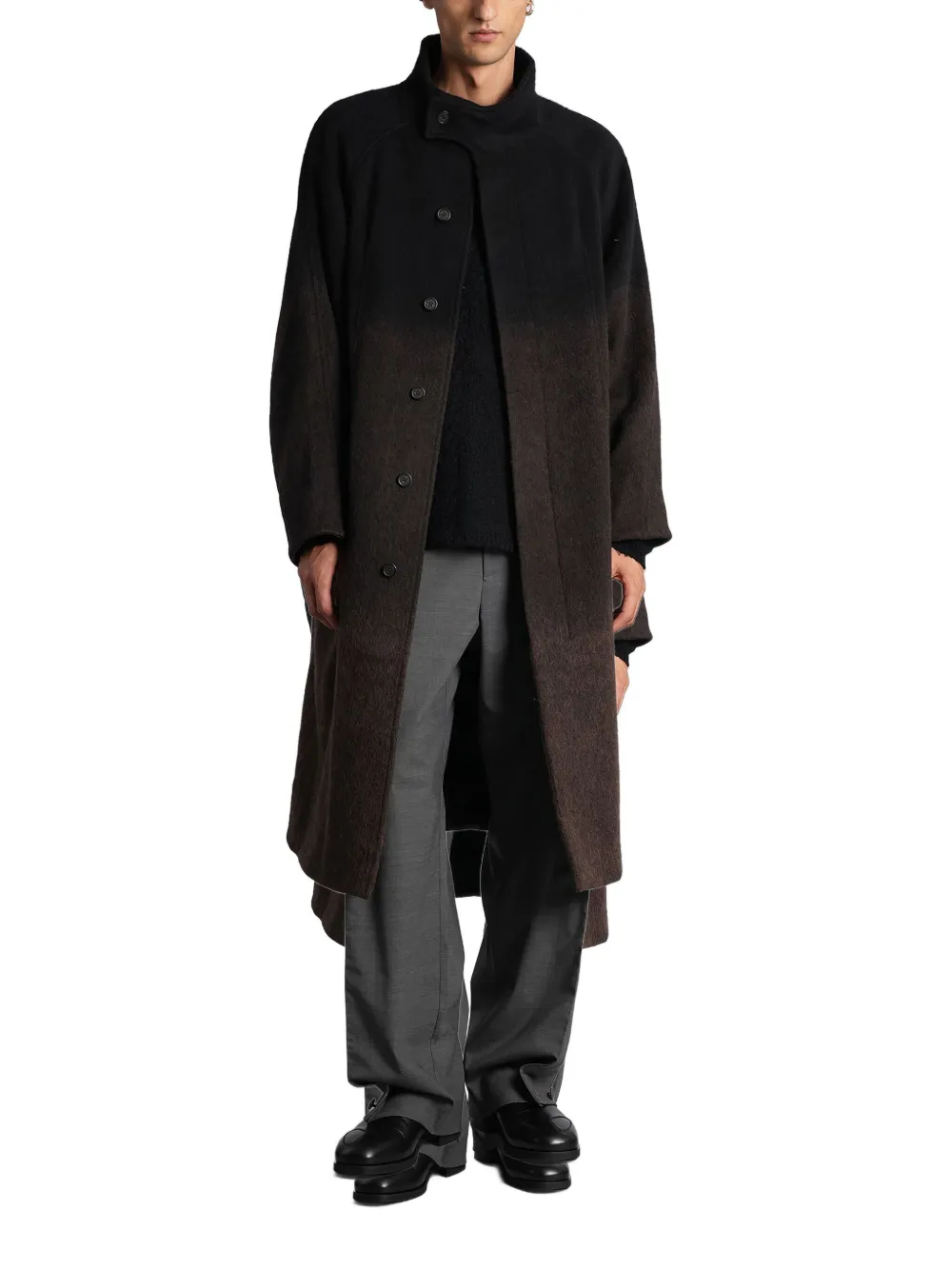 _j.l-a.l_ Buttoned Coat In Brown
