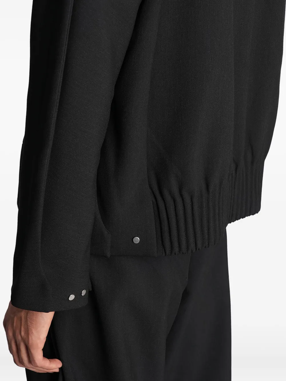 _j.l-a.l_ Uvas Zip-fastening Jacket In Black