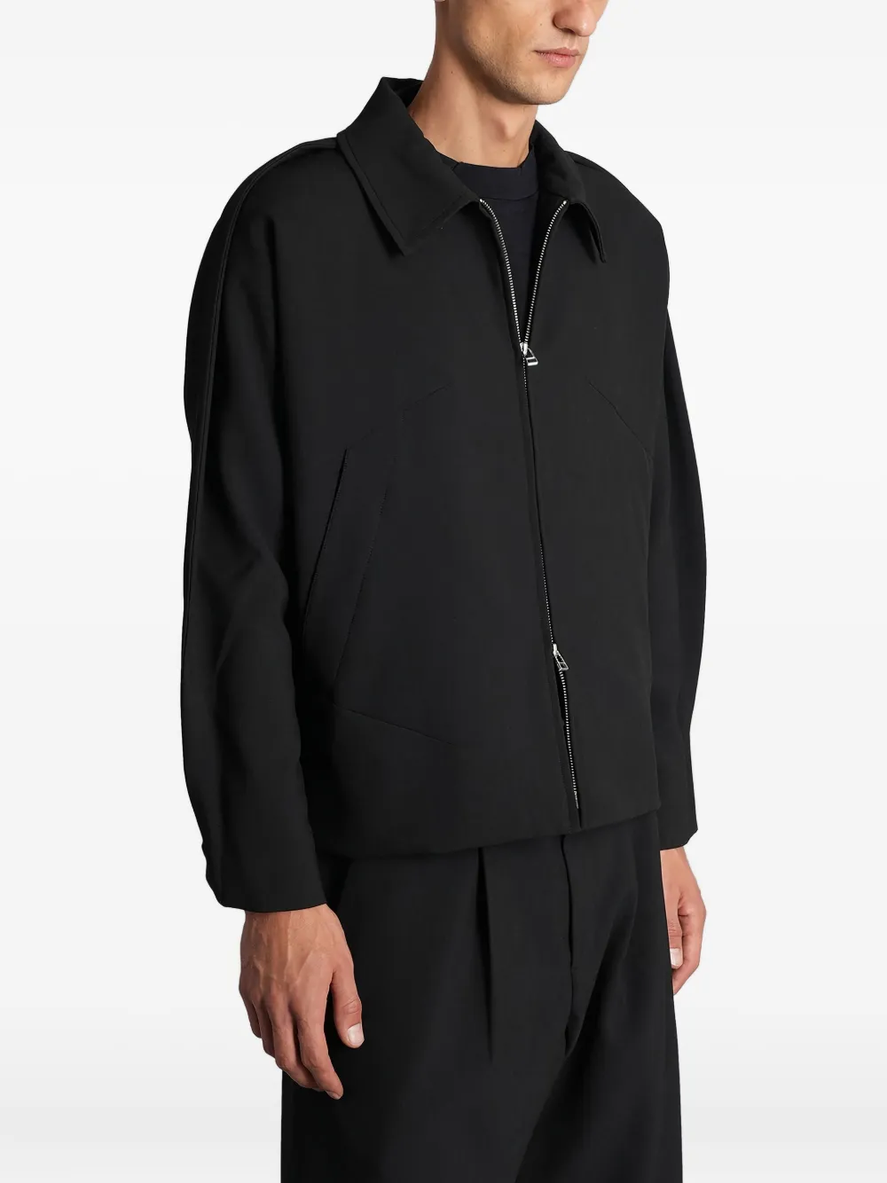 _j.l-a.l_ Uvas Zip-fastening Jacket In Black