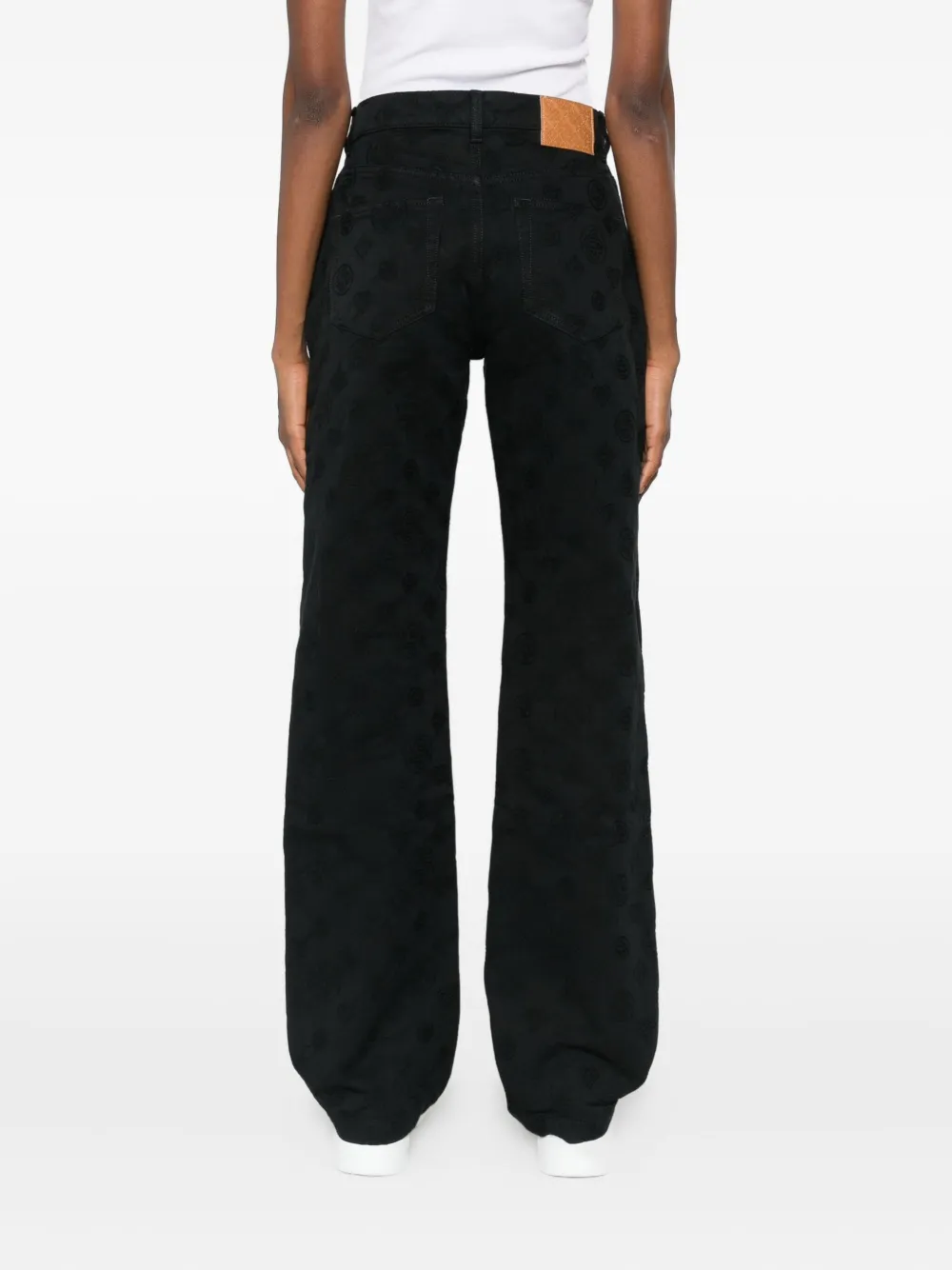 Casablanca Pet met monogram Zwart