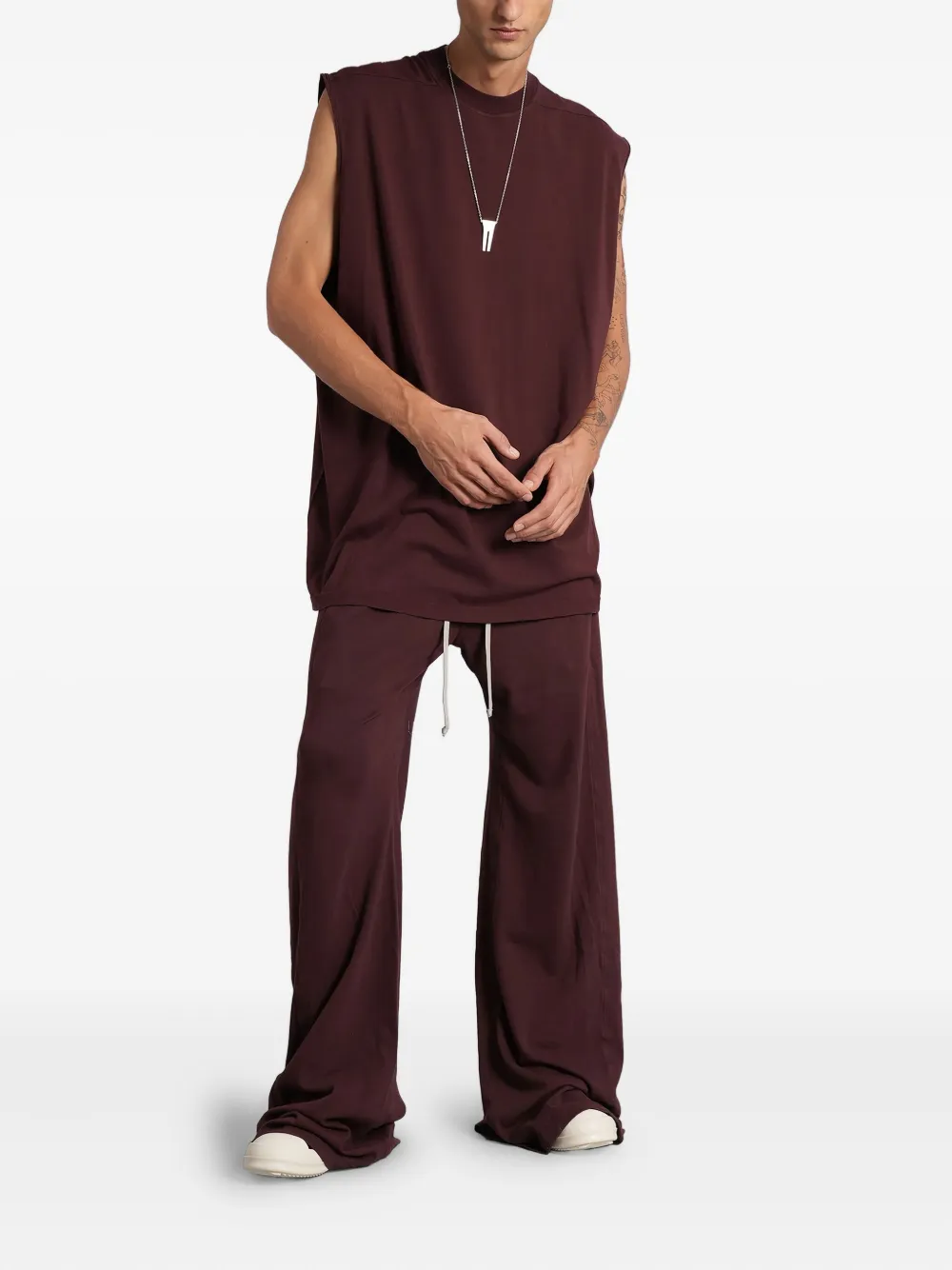 Rick Owens DRKSHDW Pusher trousers - Rood