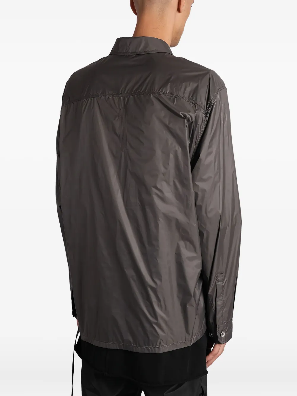 Rick Owens Drkshdw Pocket Overshirt In Brown