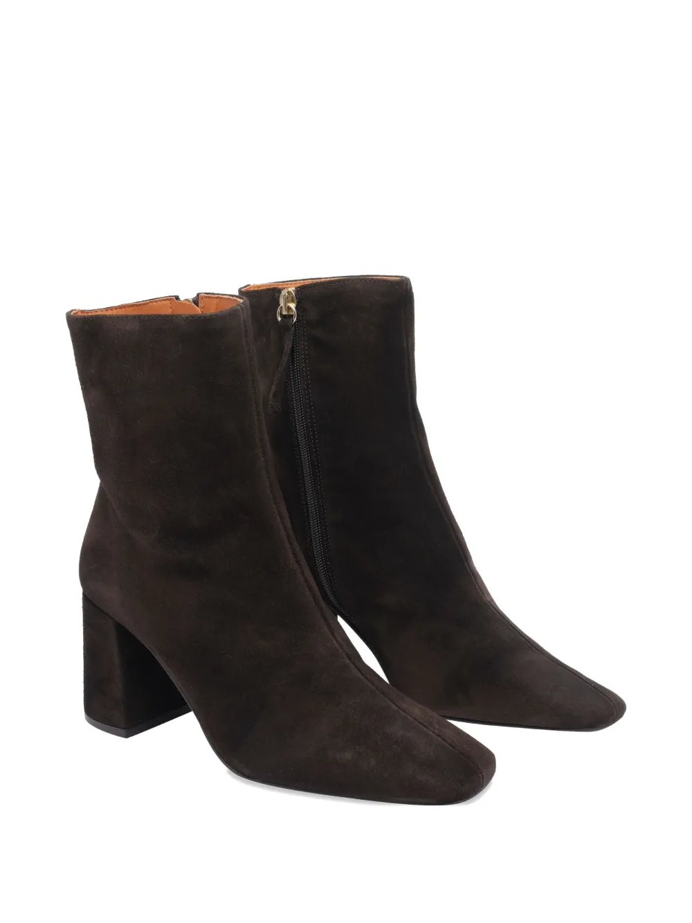 ANGEL ALARCON 75mm zip-detail block-heel boots | Ankle Boots | Image 2