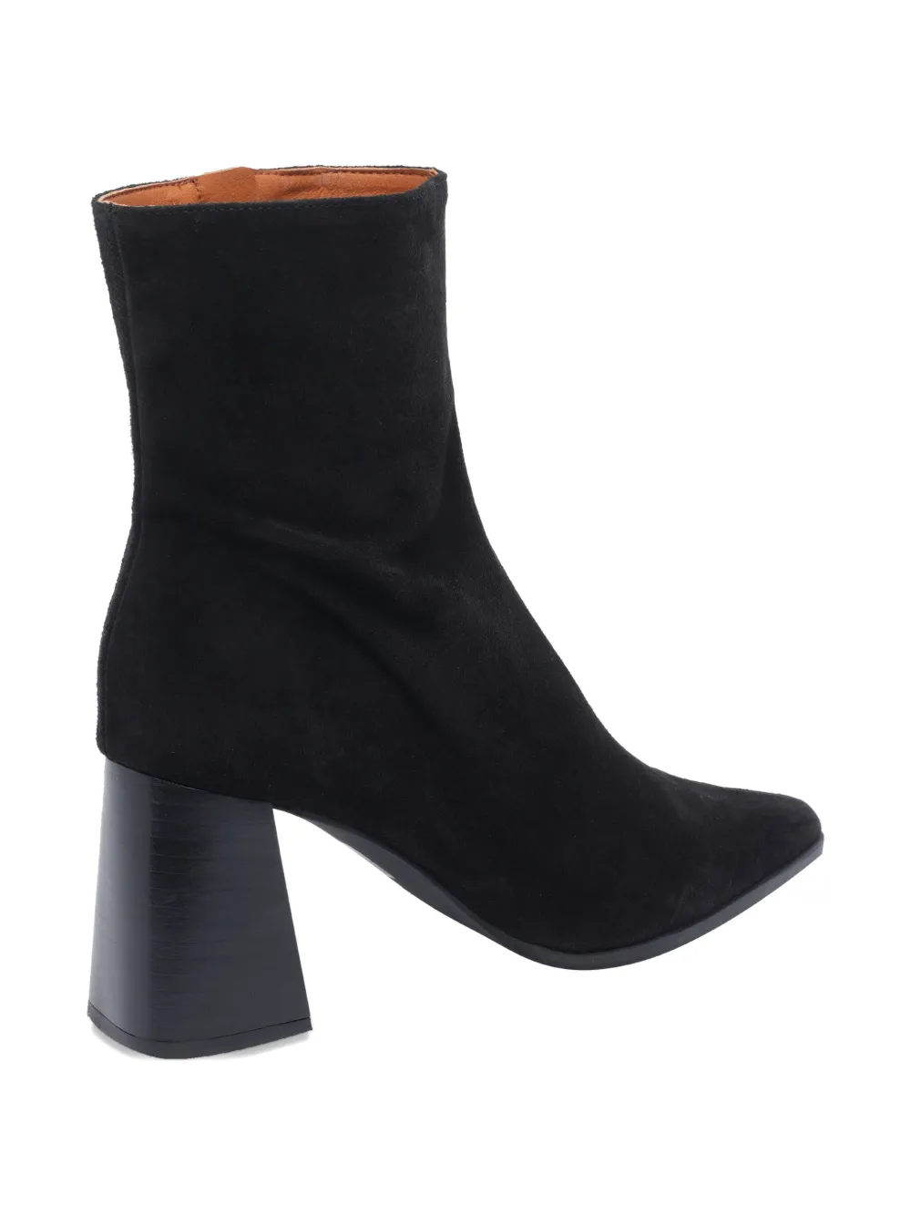 Angel Alarcon 80mm Zip-detail Block-heel Boots In Black