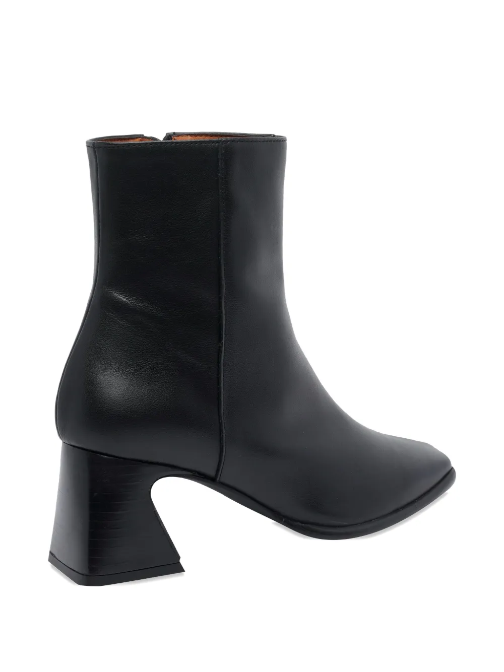 Angel Alarcon 70mm Zip-detail Block-heel Boots In Black