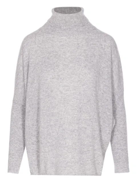 Not Shy high-neck long-sleeve sweater