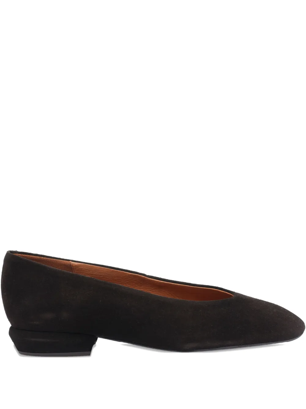 ANGEL ALARCON 25mm round-toe slip-on pumps Brown