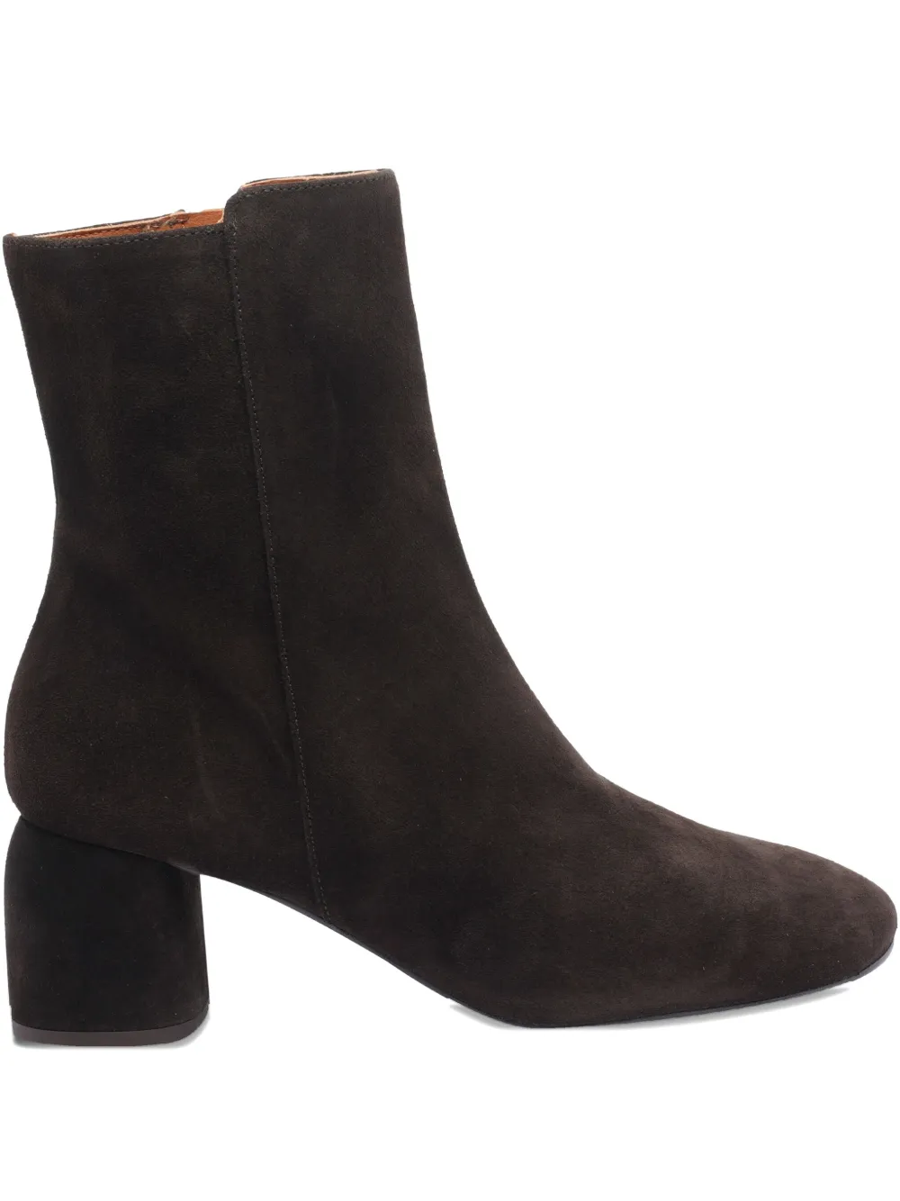 ANGEL ALARCON 65mm suede zip-fastening boots Brown