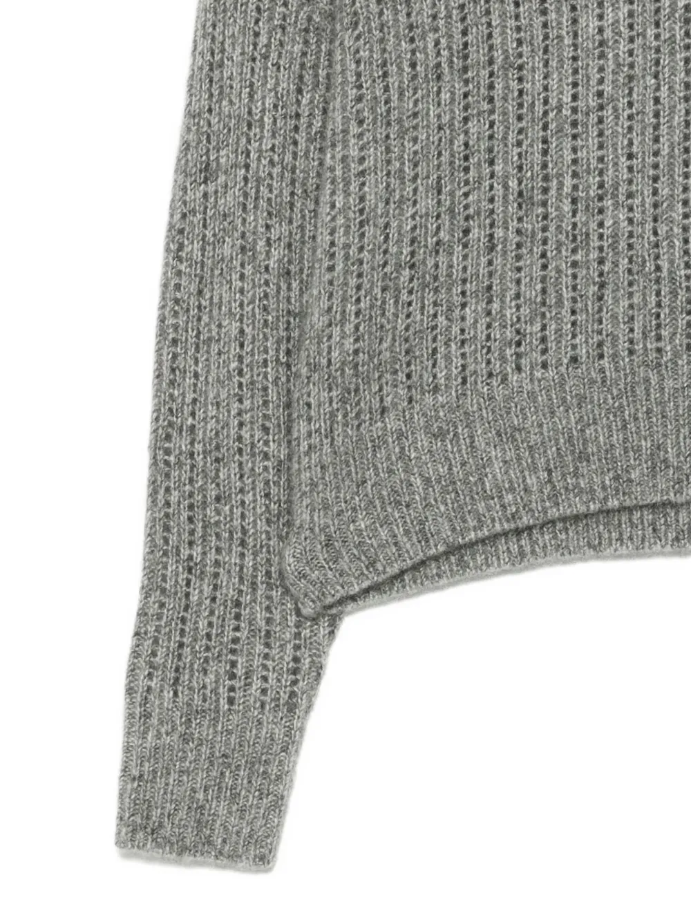 James Perse Ladder-stitch Jumper In Gray