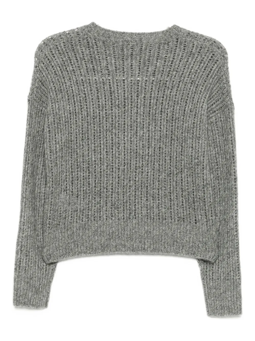 James Perse Ladder-stitch Jumper In Gray