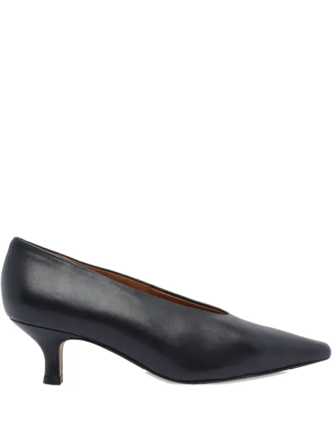 ANGEL ALARCON 55mm pointed-toe leather pumps