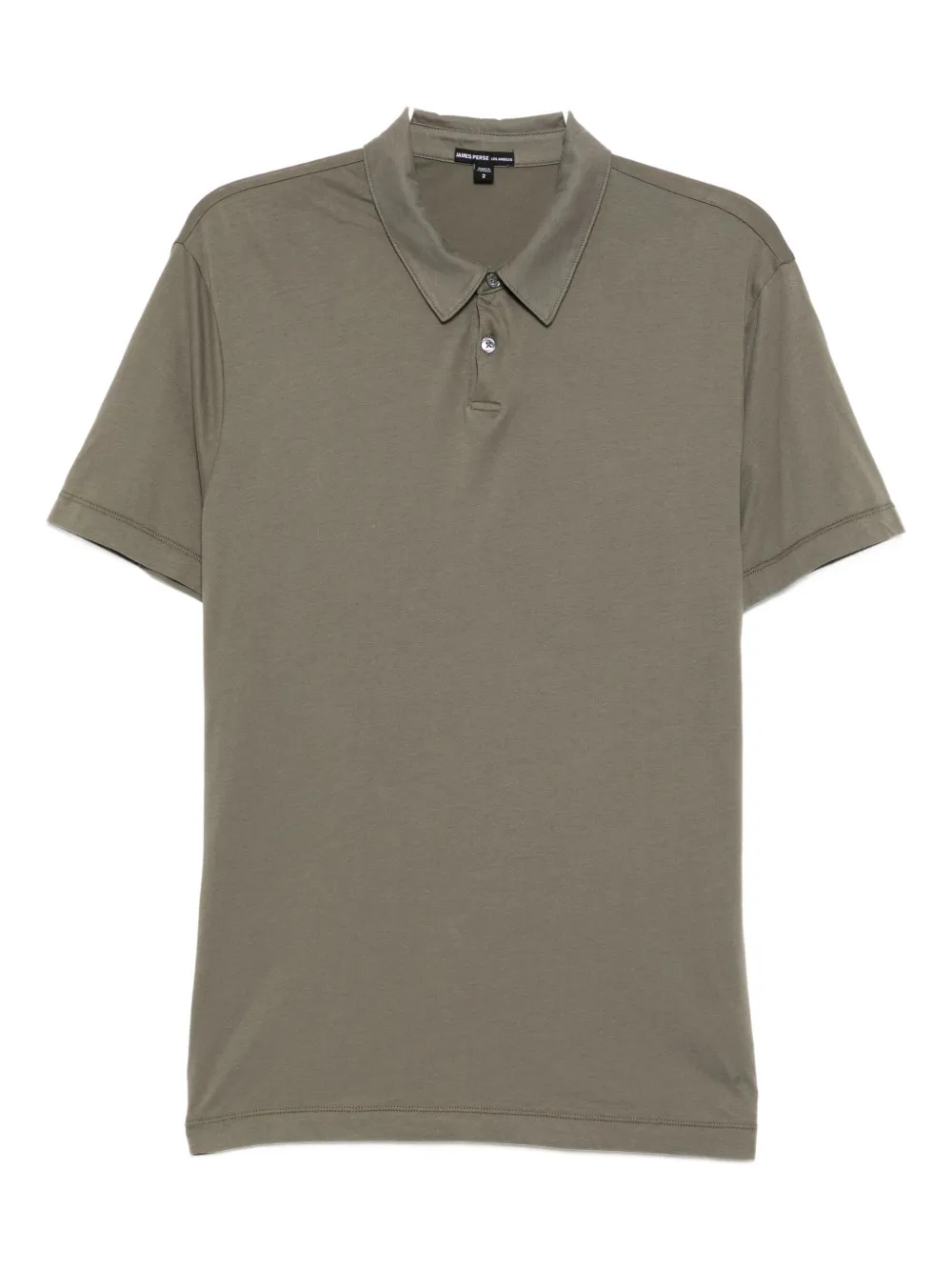 James Perse Plain Polo Shirt In Brown
