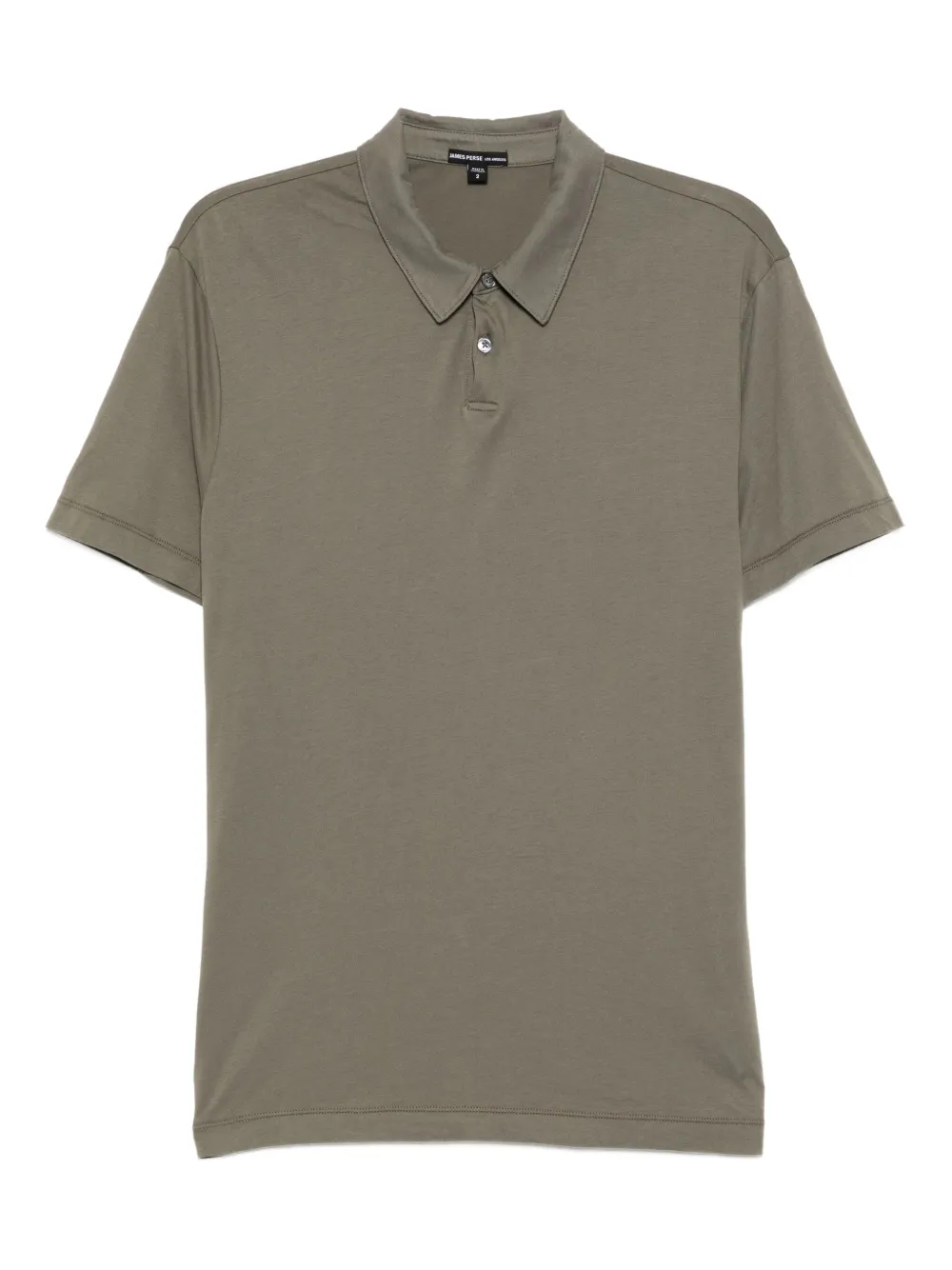 James Perse plain polo shirt | Green | Image 1