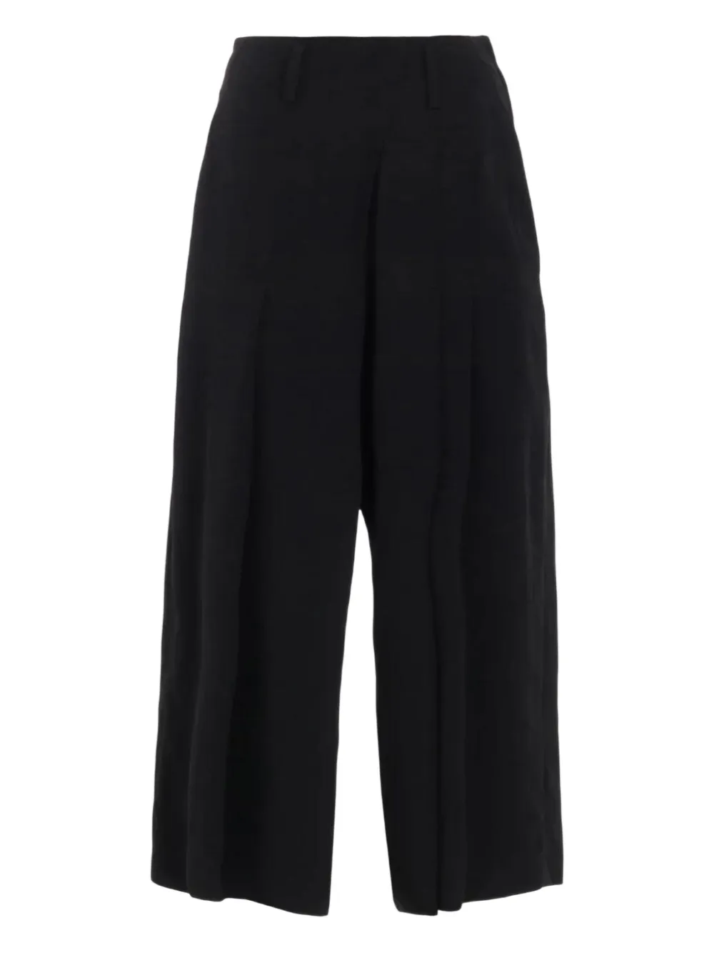 Y's wide-leg trousers - ブラック Y's wide-leg trousers - ブラック
