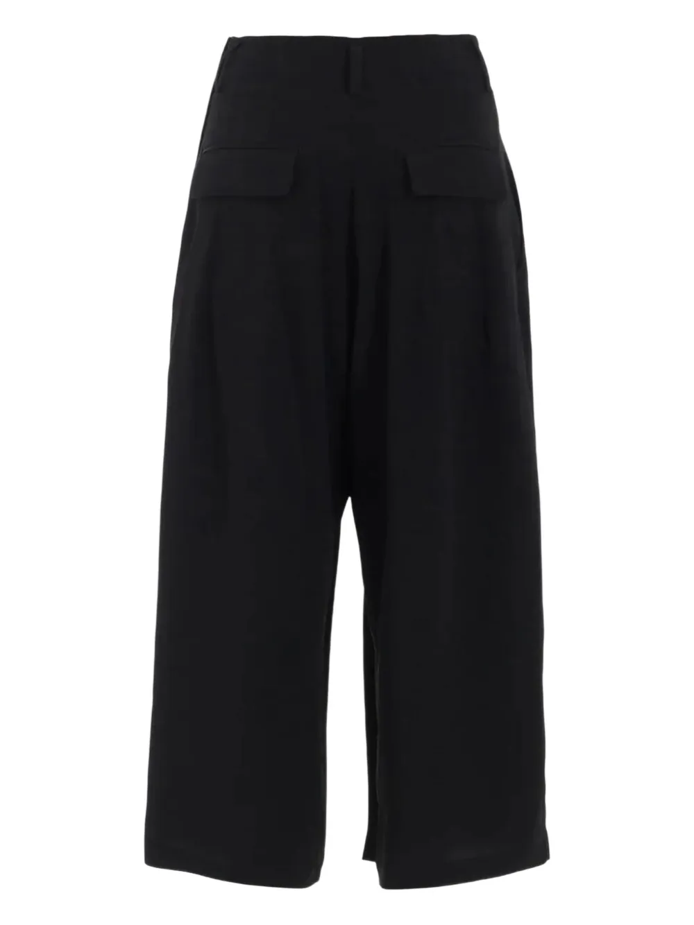 Y's Broek met wijde pijpen - Zwart