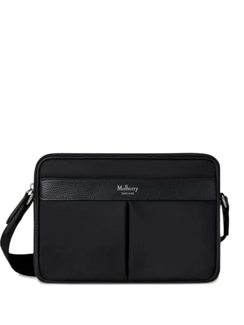 Mulberry mochila tipo mensajero con ribete