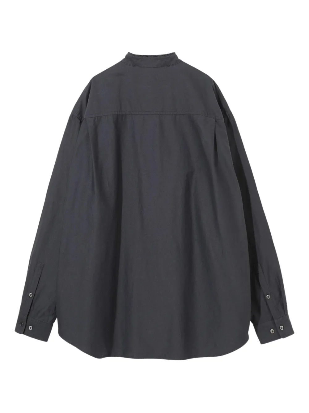 Undercover Zip-detail Cotton Shirt In Gray