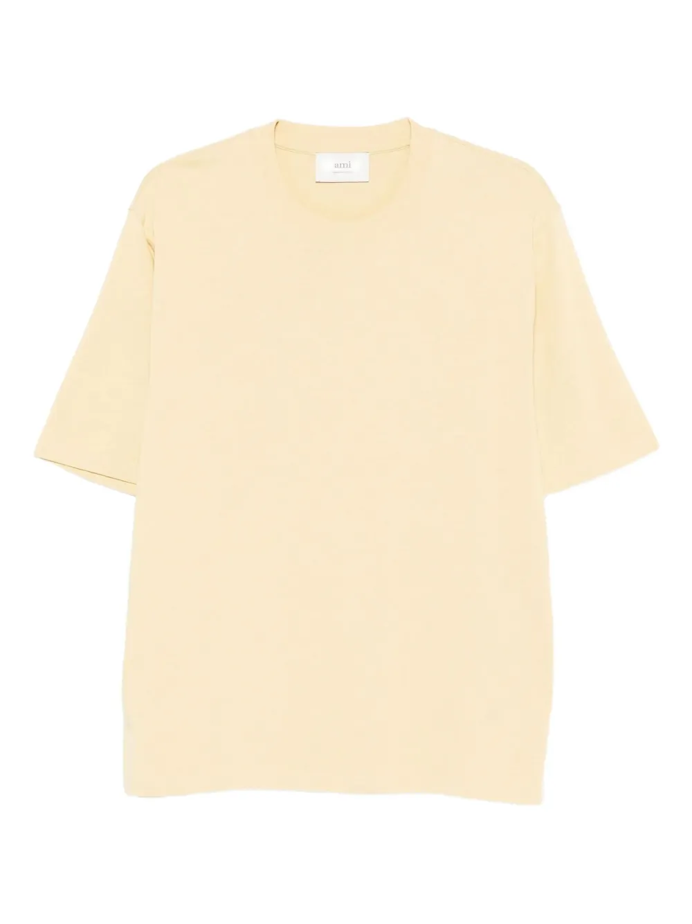 AMI Paris Ami de Coeur short-sleeve T-shirt | Yellow | Image 1